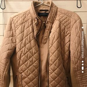 Zara Golden Khaki Jacket Like New